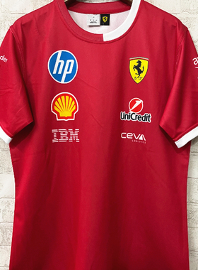 2025/26法拉利F1特别版赛车服短袖T恤定制运动衫 Ferrari t-shirt