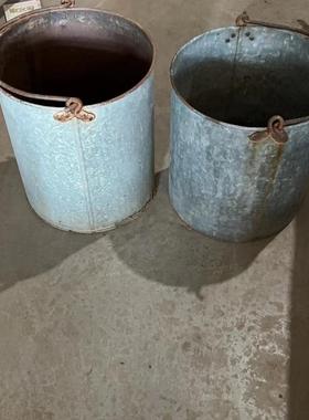 铁皮装饰复古怀旧水桶收藏