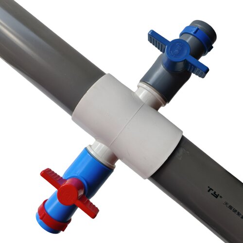 农用四通接头开关2.5寸软管