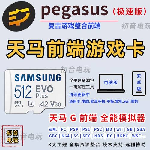 天马g前端怀旧游戏内存卡tf卡适用安卓win掌机平板PC模拟器整合包