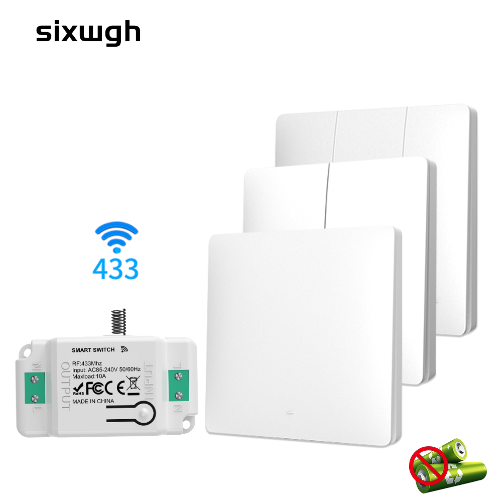 自发电无线遥控开关面板免布线