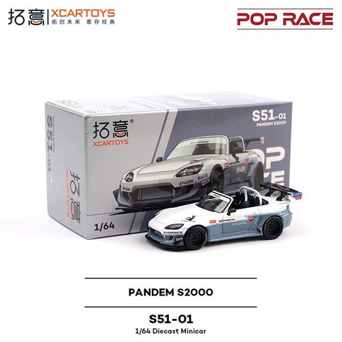 拓意POPRACE1/64合金本田S2000