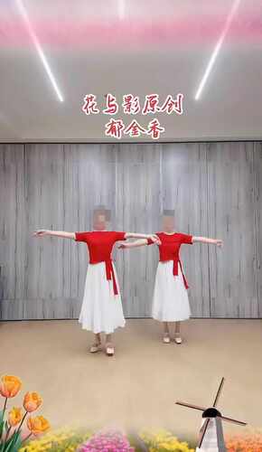 花与影新舞郁金香同款套装演出服