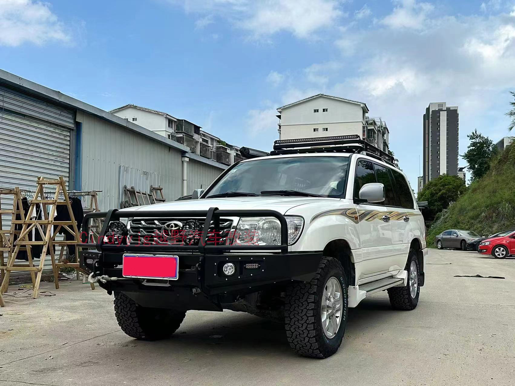 陆地巡洋舰lc100防撞前杠