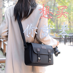 新款相机包微单摄影包单肩单反收纳包数码男女士防水收纳袋斜挎包