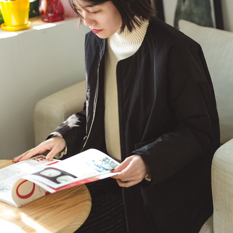 小棉袄棉服女士韩版宽松棉袄新款冬季棉衣短款气质小个子外套黑色