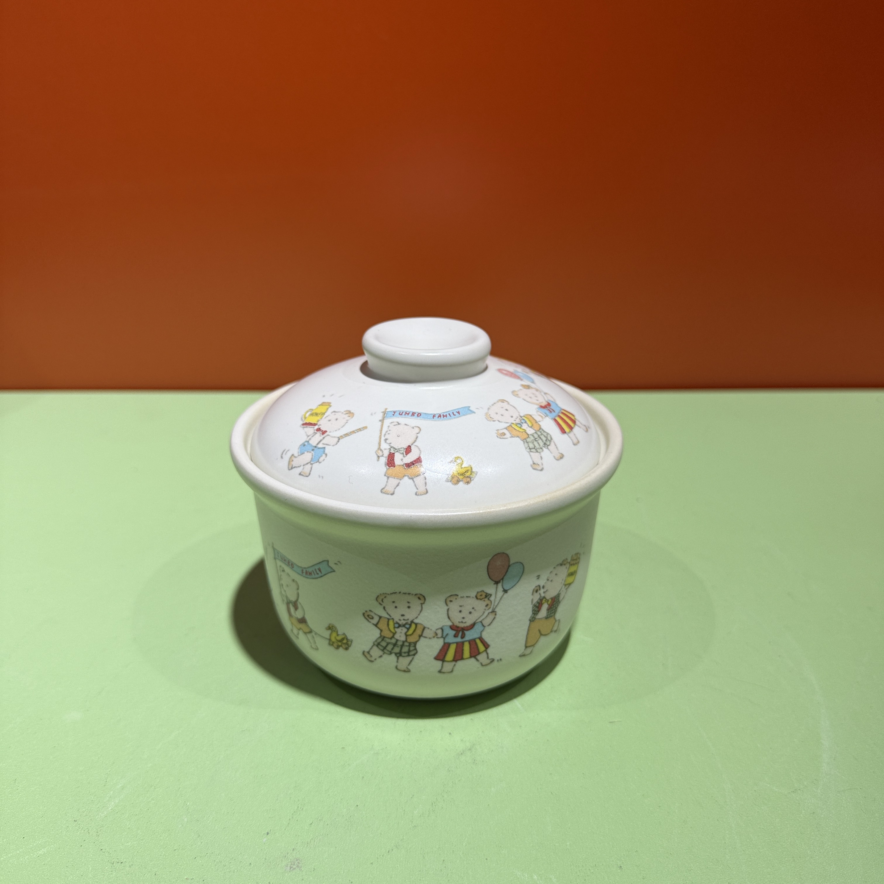 景德镇珍宝砂锅1275炖盅彩色小熊隔水炖干烧明火鸡蛋羹