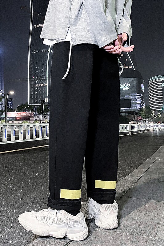 2021春秋款港风宽松百搭直筒牛仔长裤男1304-1-N,男装牛仔裤,星座410-6（原星座1304-1）