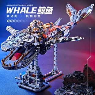 2025新款积木巨型成人高难度巨大型机械恐龙男孩拼装玩具适用乐高