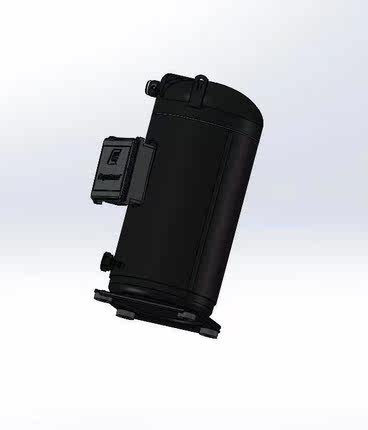 涡旋螺杆压缩机3D建模图纸用于制冷空调系统谷轮ZB220KCE设计