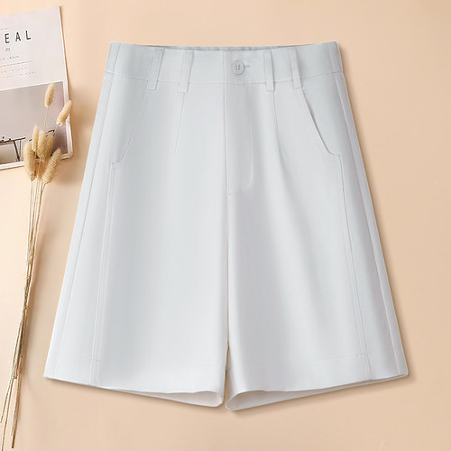 啄木鸟五分裤时尚薄款小个子a字版休闲裤2026夏天外穿百搭短裤子