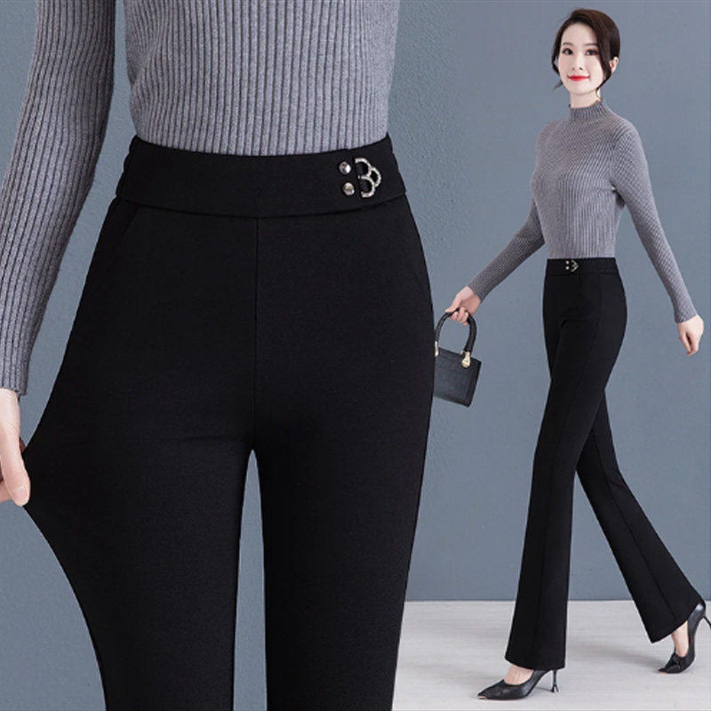 啄木鸟弹力修身微喇裤女秋冬加厚保暖小个子显瘦显腿长妈妈裤,女装/女士精品,休闲裤,淘宝优惠券,粉丝福利购,淘宝优惠卷