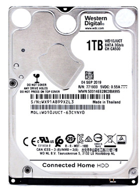 WD/西部数 笔记本监控机械硬盘1TB 2.5英寸 SATA WD10JUCT 行盘