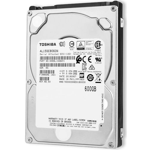 TOSHIBA/东芝企业级服务器硬盘600G SAS 2.5英寸 AL15SEB060N行盘