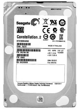 Seagate/希捷企业级硬盘1TB 7200转2.5英寸 SATA接口ST91000640NS