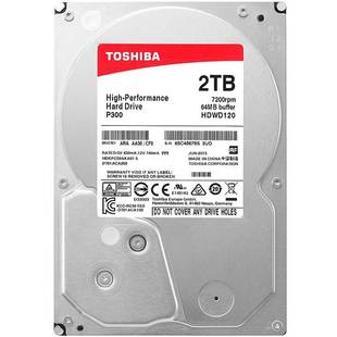 2TB P300系列 台式 机硬盘7200转64M 3.5英寸 Toshiba SATA 东芝