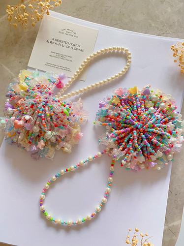 多巴胺烟花 装饰挂件diy手工串珠材料包汽车装饰品闺蜜生日礼物