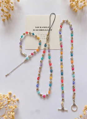 星星糖 串珠手链原创手工diy手工自制少女甜美手链小众项链首饰