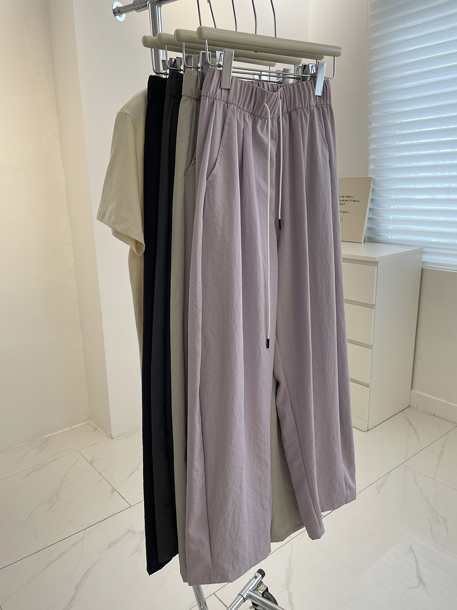 显瘦~慵懒风柔丝山本纸片裤