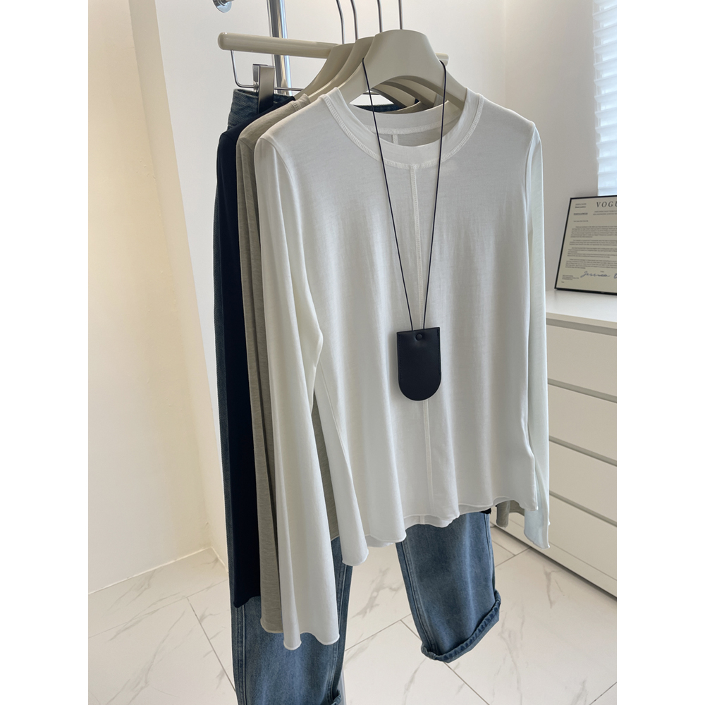 软绵莱赛尔绵羊毛长袖打底衫