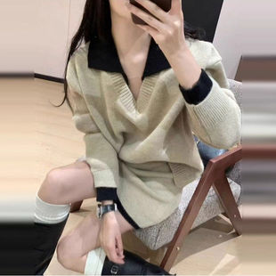 针织毛衣连衣裙子女秋冬季2025新款巨好看穿搭一整套装内搭小个子