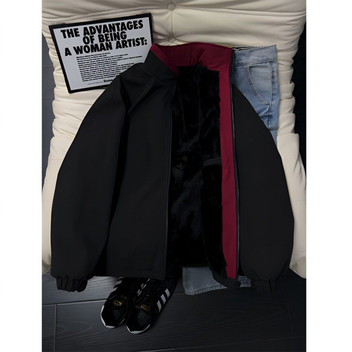 cleanfit撞色羊羔绒飞行夹克棉服男款冬季加绒立领棒球服棉衣外套,男装,棉衣,淘宝优惠券,粉丝福利购,淘宝优惠卷