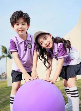 女装小学生校服夏季幼儿园园服套装学院风春秋三件套运动儿童班服
