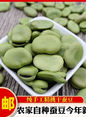 2026年新蚕豆5斤 干蚕豆青胡豆新绿色蚕豆可发芽做油炸罗汉豆250g