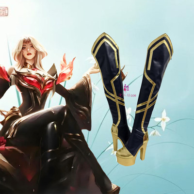 英雄联盟魔女不朽阿狸cos鞋定制