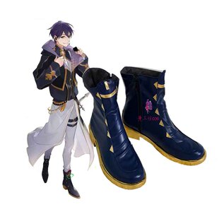 漫工坊彩虹社周年剑持刀也cos鞋子定制动漫游戏cosplay靴子定做