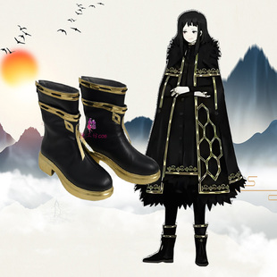 漫工坊废墟图书馆珍娜cos鞋子定制动漫游戏cosplay靴子来图定做