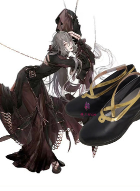 终远的威尔修Ankou安库cos鞋子定制动漫游戏cosplay靴子来图定做