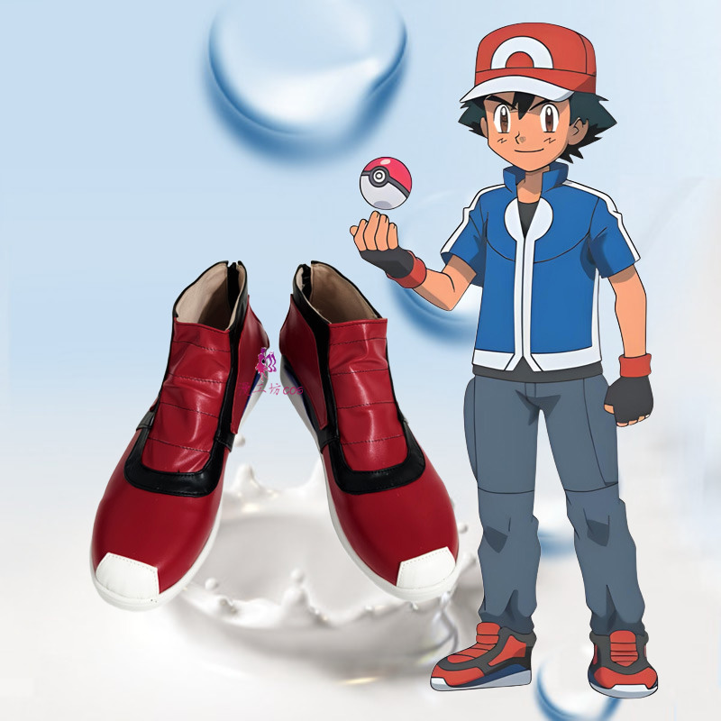 漫工坊宝可梦小智cos鞋子定制