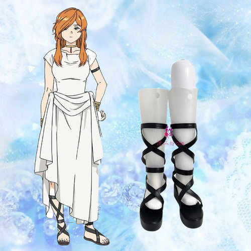 漫工坊葬送的芙莉莲芙拉梅cos鞋子定制动漫游戏cosplay靴子定做