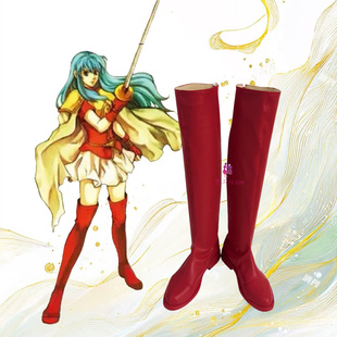 火焰纹章圣魔之光石艾莉可cos鞋子定制动漫游戏cosplay靴子定做