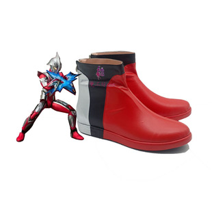 万代奈克瑟斯奥特曼cos鞋子定制动漫游戏人物cosplay男靴子定做