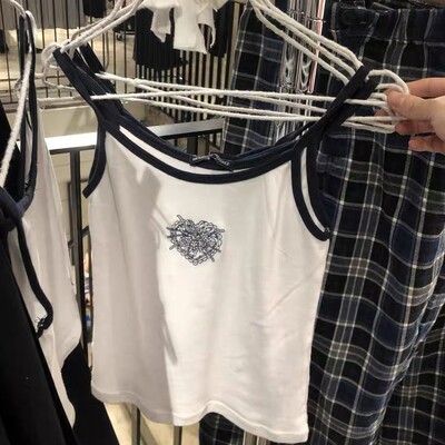 bm纯棉内搭无袖背心上衣夏