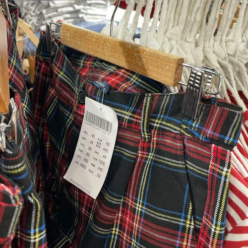 Brandy bm美式辣妹休闲英伦红格子短裤女夏季新款低腰显瘦热裤潮