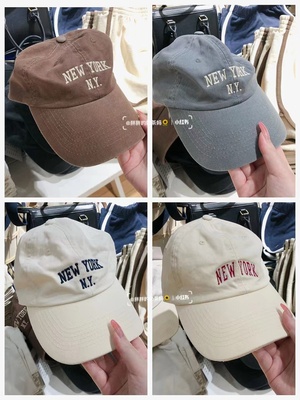 bm棒球帽女可调节简约