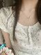 碎花ins甜美夏设计感短款 Brandy girl泫雅风bm上衣女短袖 T恤女