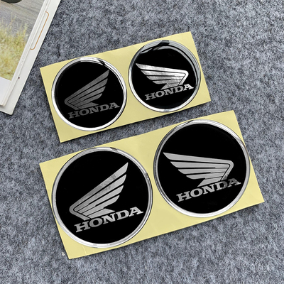 适用于本田圆标摩托车装饰车标贴