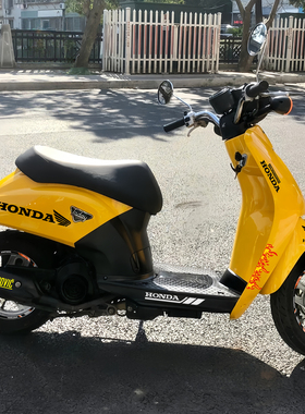 适用新大洲本田自由Today50电动车翅膀贴纸版画车头反光装饰车贴