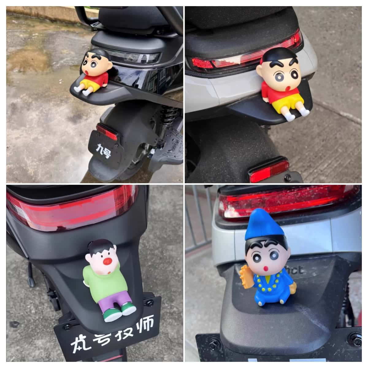 适用九号电动车车载摆件车尾挂件