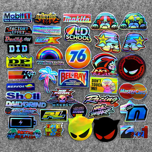 汽车摩托车头盔贴赞助商露营贴纸
