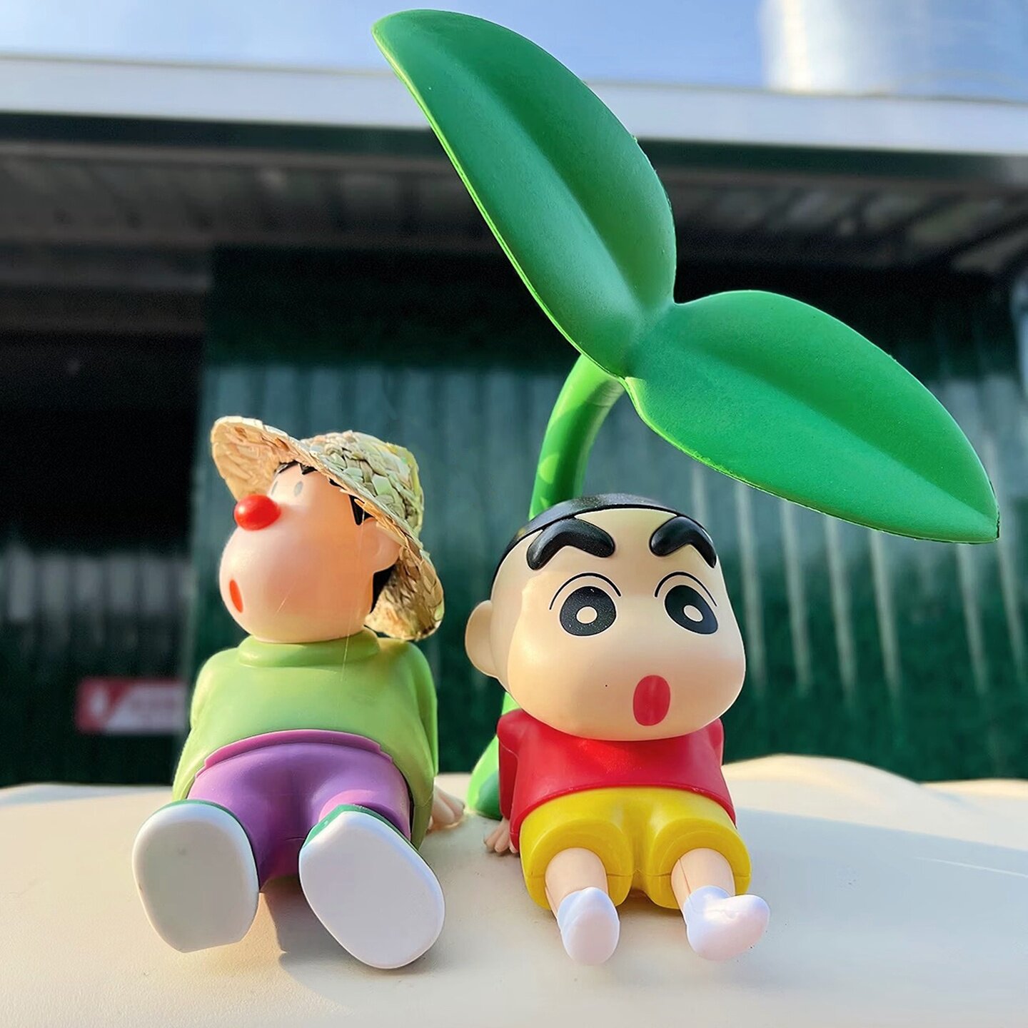 汽车顶小树苗装饰品草摆件
