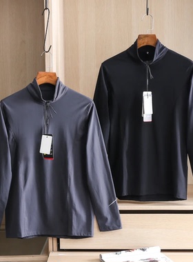 秋冬新品茑同款 CORMAC颈部拉链衬衫长袖运动T恤19207