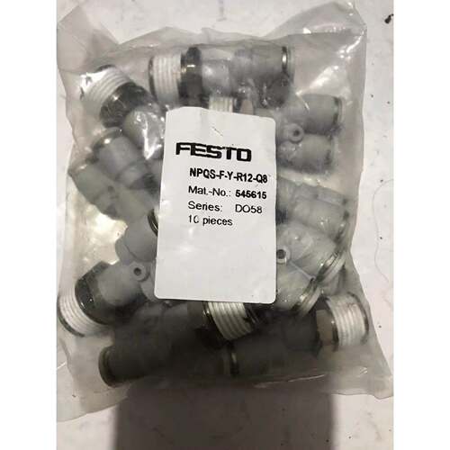 FESTO接头NPQS-F-Y-R12-Q8 QST3-3/8-10-8 NPQS-F-LT-R38-Q10