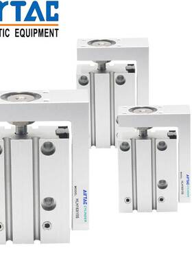 原装亚德客测轨滑台气缸MXH/HLH16X5X10X15X20/25/30/35/40/50-S