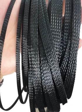 包邮PET阻燃尼龙编织网管黑色蛇皮网管避震伸缩管电线 线套管3-12