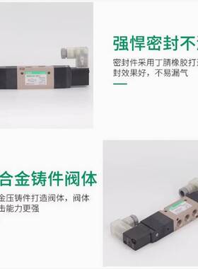 CKD电磁阀4KA/4KB110/210/219/229/329/339-06M5-DC24-AC220V